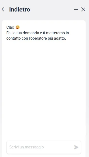 Winnita Casino Servizio di supporto